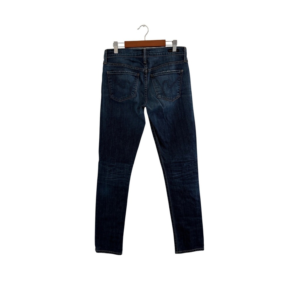 Citizens of Humanity Avedon Low Rise Skinny Jeans Dark Wash Blue Size 27 - Picture 3 of 11